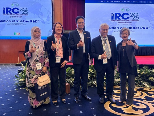 IKP Researchers Participated in IRRDB International Rubber Conference 2025 in Kuala Lumpur